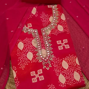 Fuchsia Botanical Print Material